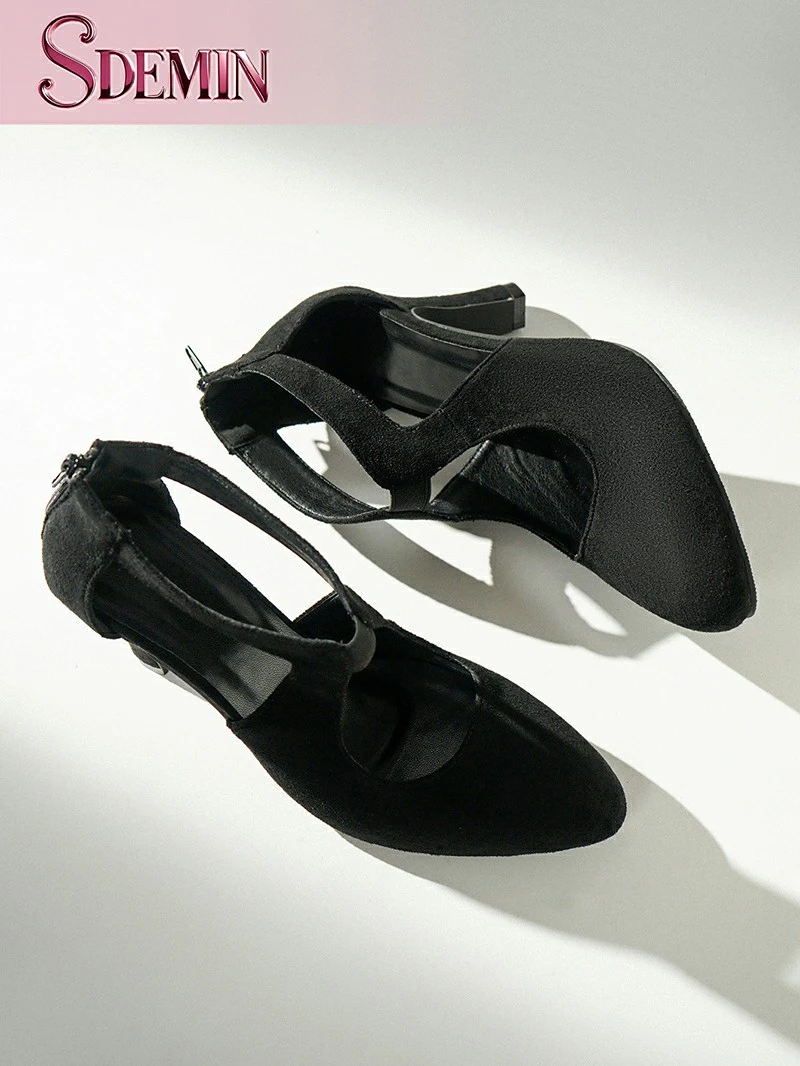 Zipper Heeled Sandals high quality Zipper Heeled Sandals high quality